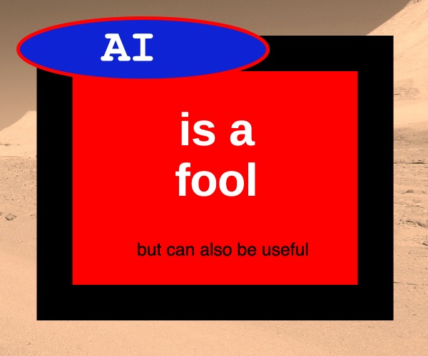 AI is a fool